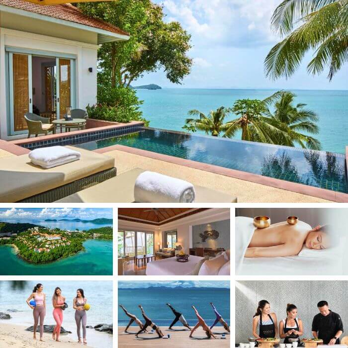 Amatara Welleisure Resort in Cape Panwa, Phuket featuring ocean-view private pool villas, spa treatments and beach yoga — highlighted on The Road to Timbuktu’s guide for mature travellers exploring the best resorts in Phuket with private pools.