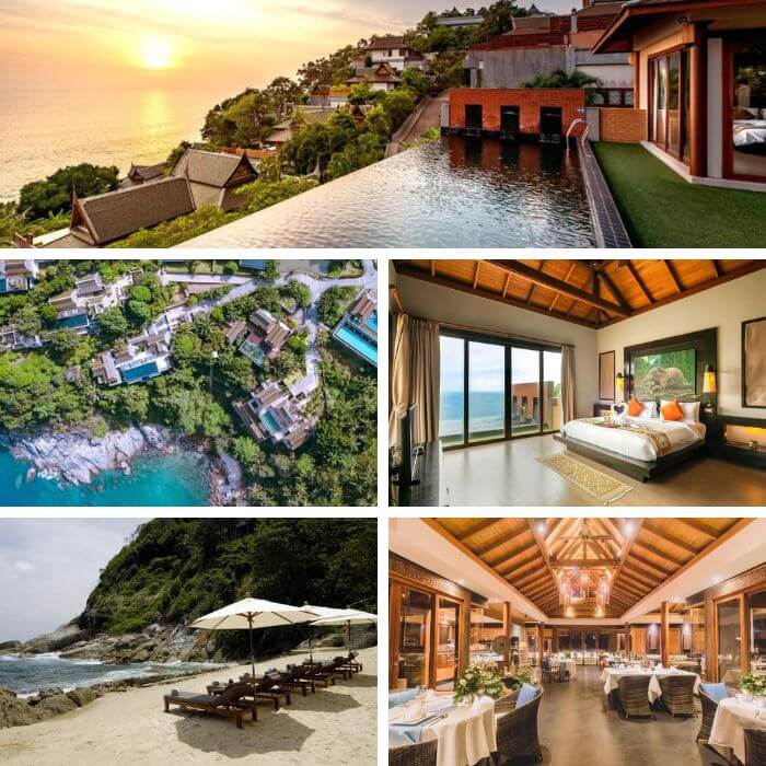 Ayara Kamala Resort & Spa in Phuket featuring hillside villas with private pools, ocean views and beachfront dining — showcased on The Road to Timbuktu’s guide for mature travellers exploring the best resorts in Phuket with private pools.
